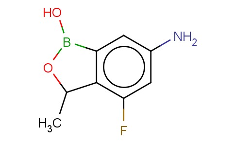 2,1-BENZOXABOROL-6-AMINE, 4-FLUORO-1,3-DIHYDRO-1-HYDROXY-3-METHYL-